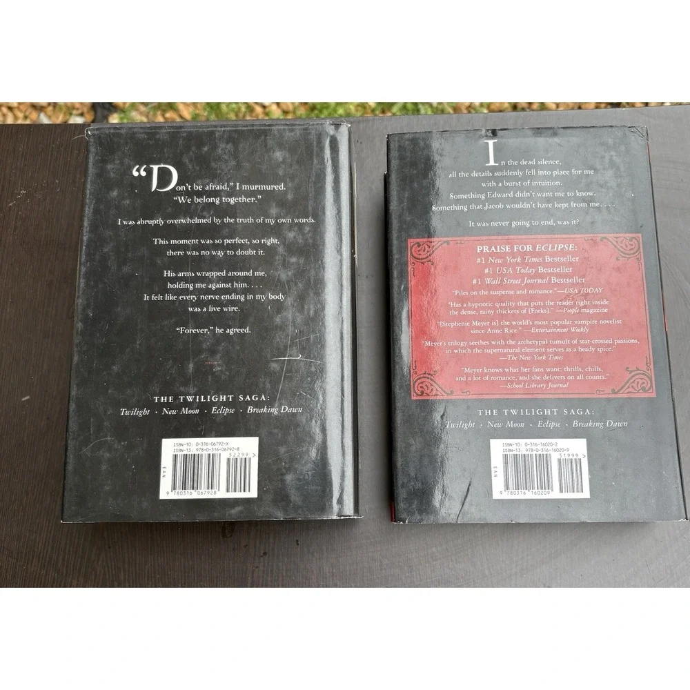 Twilight Saga Books: Eclipse & Breaking Dawn by Stephenie Meyer Hardcover Lot
